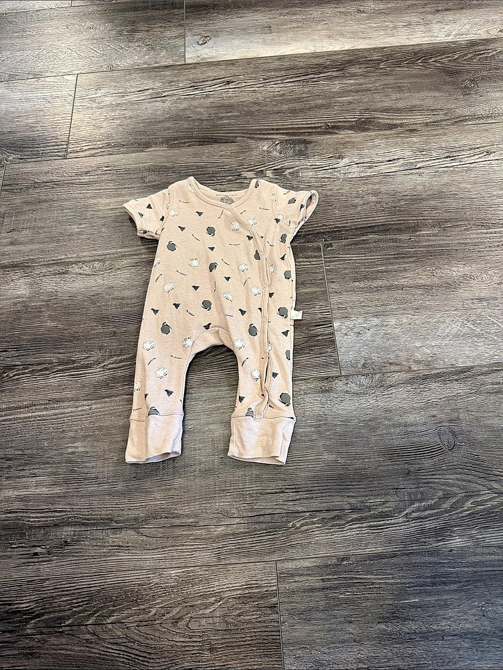 Kiwi & Friends Pink Animal Print Footie
